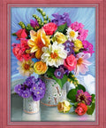 Diamond Painting Kit Bright Flowers AZ - 1623 40_30cm - Hobby.lt 🇬🇧