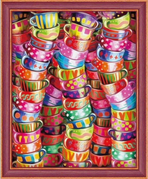 Diamond Painting Kit Bright Tea Time AZ-1560 40_50cm