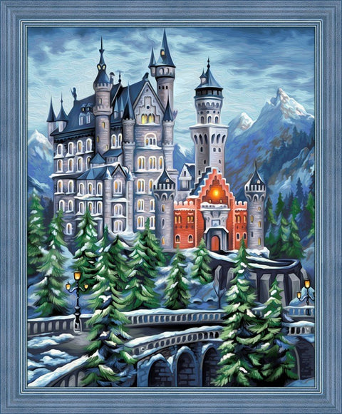 Diamond Painting Kit Castle AZ - 1615 50_40cm - Hobby.lt 🇬🇧