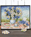 Diamond Painting Kit Chamomiles AZ - 1656 50_40cm - Hobby.lt 🇬🇧