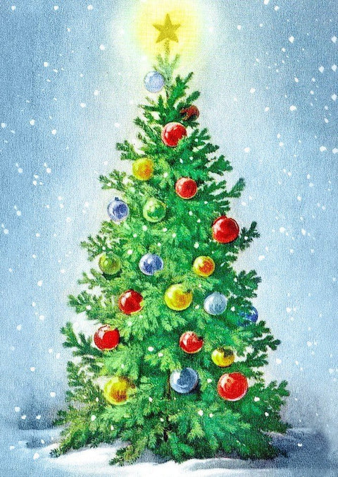 Diamond painting kit Christmas Tree WD2439 - Hobby.lt 🇬🇧