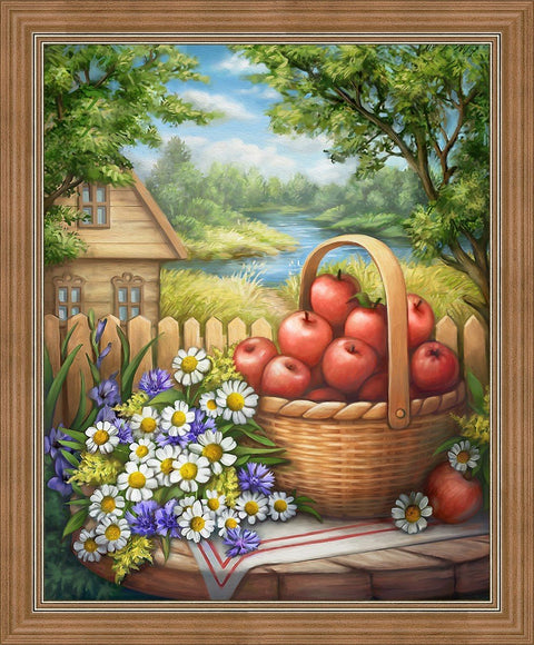 Diamond Painting Kit Country Still Life AZ - 1698 40x50cm - Hobby.lt 🇬🇧