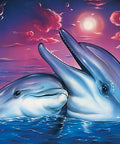 Diamond painting kit Dolphins WD223 - Hobby.lt 🇬🇧