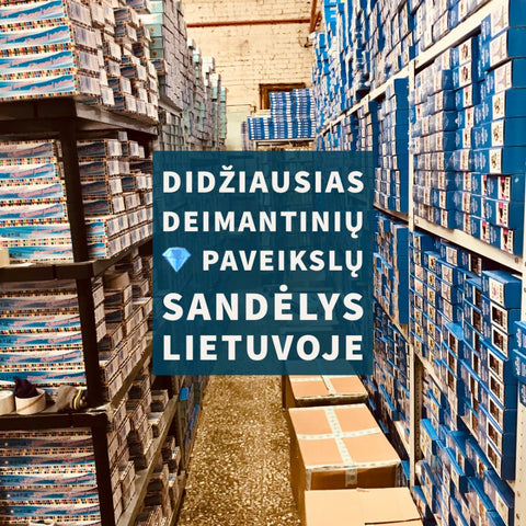 Diamond painting kit Duck Pond Cottage WD2404 - Hobby.lt 🇬🇧