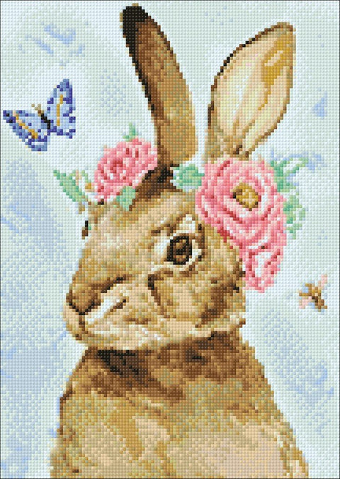 Diamond painting kit Easter Rabbit WD221 - Hobby.lt 🇬🇧