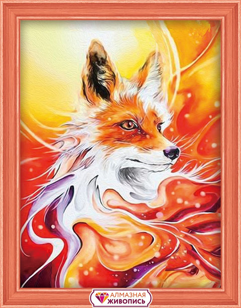 Diamond Painting Kit Fire Fox AZ-1555 30_40cm