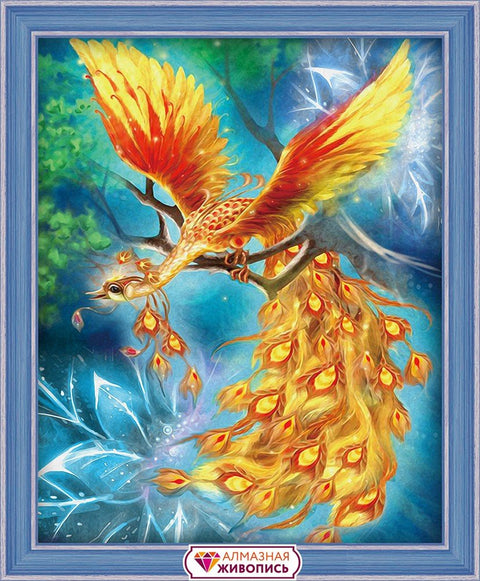 Diamond Painting Kit Firebird AZ - 1554 40_50cm - Hobby.lt 🇬🇧