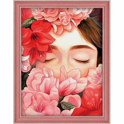 Diamond Painting Kit Flower Dreams AZ - 1562 30_40cm - Hobby.lt 🇬🇧