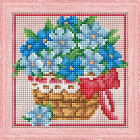 Diamond Painting Kit Flowers AZ - 1563 15_15cm - Hobby.lt 🇬🇧