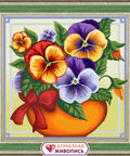 Diamond Painting Kit Flowers AZ - 1636 15_15cm - Hobby.lt 🇬🇧