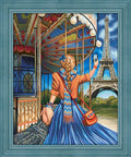 Diamond Painting Kit Follow me Paris AZ - 1631 50_40cm - Hobby.lt 🇬🇧