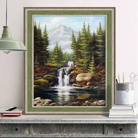 Diamond Painting Kit Heavy Waterfall AZ - 1685 40x50cm - Hobby.lt 🇬🇧