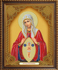 Diamond Painting Kit Icon Mother of God Succor in Travail AZ - 5054 22x28cm - Hobby.lt 🇬🇧