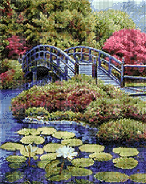 Diamond painting kit Japanese Garden WD096 - Hobby.lt 🇬🇧