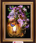 Diamond Painting Kit Lantern and Lilac AZ - 1722 30x40cm - Hobby.lt 🇬🇧