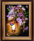 Diamond Painting Kit Lantern and Lilac AZ - 1722 30x40cm - Hobby.lt 🇬🇧