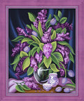 Diamond Painting Kit Lilac AZ - 1629 50_40cm - Hobby.lt 🇬🇧