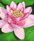 Diamond painting kit Lotus on the Lake WD032 - Hobby.lt 🇬🇧