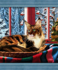 Diamond Painting Kit Maine Coon at the Window AZ - 1695 40x30cm - Hobby.lt 🇬🇧