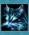 Diamond Painting Kit Neon Cat AZ - 1709 25x25cm - Hobby.lt 🇬🇧