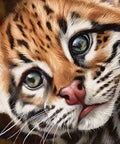 Diamond painting kit Ocelot Kitten WD2427 - Hobby.lt 🇬🇧