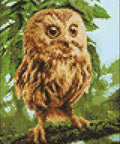 Diamond painting kit Owl Mickie WD246 - Hobby.lt 🇬🇧