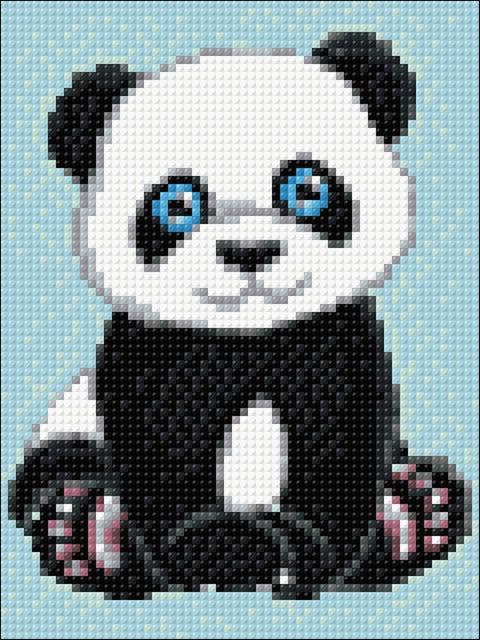 Diamond painting kit Panda WD303 - Hobby.lt 🇬🇧