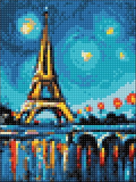 Diamond painting kit Paris Colours WD291 - Hobby.lt 🇬🇧