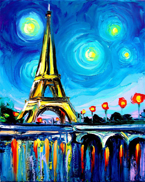 Diamond painting kit Paris Colours WD291 - Hobby.lt 🇬🇧