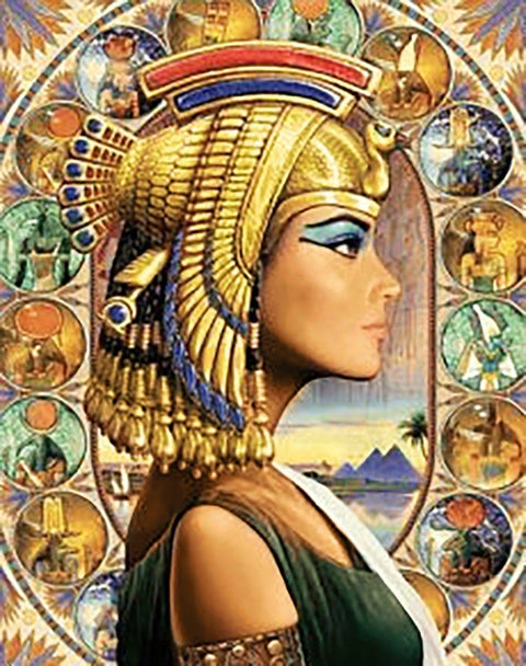 Diamond painting kit Queen of Egypt WD139 - Hobby.lt 🇬🇧