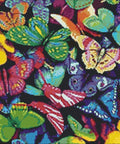 Diamond painting kit Rainbow Butterflies WD057 - Hobby.lt 🇬🇧