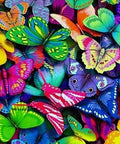 Diamond painting kit Rainbow Butterflies WD057 - Hobby.lt 🇬🇧