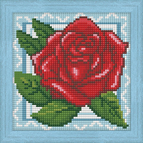 Diamond Painting Kit Rose AZ - 1564 15_15cm - Hobby.lt 🇬🇧