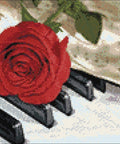 Diamond painting kit Rose Music WD053 - Hobby.lt 🇬🇧