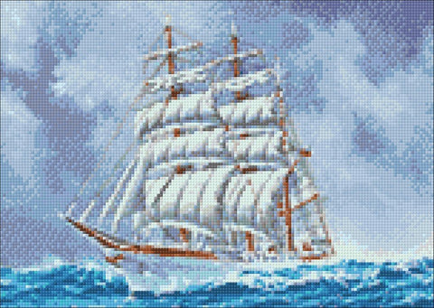 Diamond painting kit Sailing Ship WD226 - Hobby.lt 🇬🇧