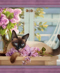 Diamond Painting Kit Siamese Lady AZ - 1688 40x30cm - Hobby.lt 🇬🇧