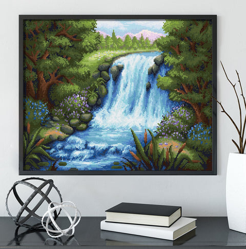 Diamond Painting Kit Silent Waterfall AZ-1654 50_40cm