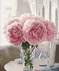 Diamond painting kit Soft Peonies WD002 - Hobby.lt 🇬🇧