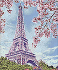 Diamond painting kit SPRING IN PARIS WD124 - Hobby.lt 🇬🇧