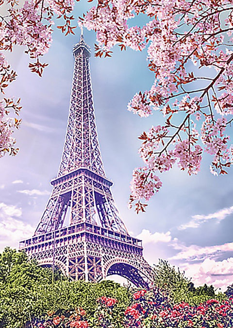 Diamond painting kit SPRING IN PARIS WD124 - Hobby.lt 🇬🇧