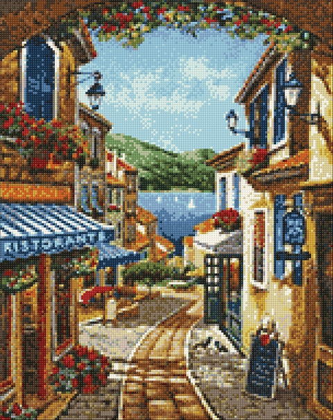 Diamond painting kit Summer in Spain WD094