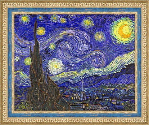 Diamond Painting Kit The Starry Night AZ - 1528 50_40cm - Hobby.lt 🇬🇧