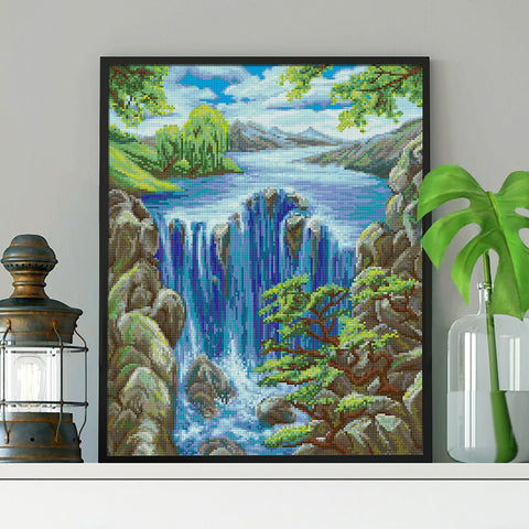 Diamond Painting Kit Waterfall AZ-1643 40_50cm