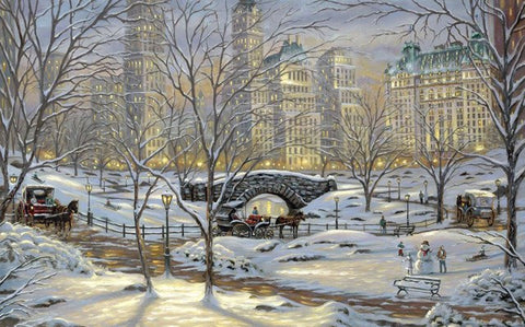 Diamond Painting Kit Winter in New York AZ-1281 60_40cm