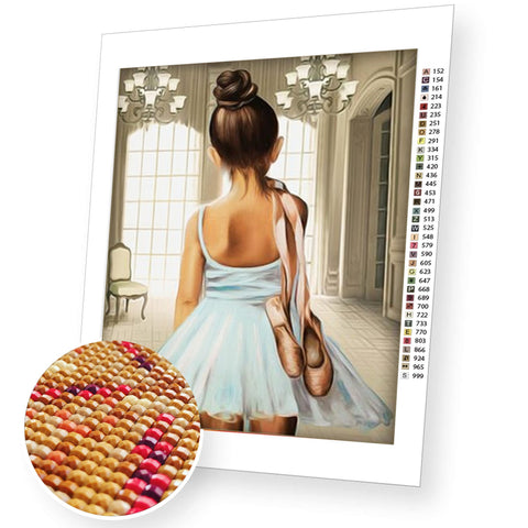 Diamond Painting Kit Young Ballet Dancer AZ-1559 30_40cm