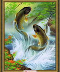 Diamond painting Koi Karps AZ - 1357 Size: 30*40 - Hobby.lt 🇬🇧