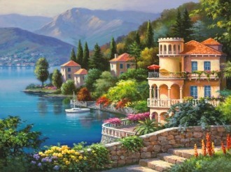 Diamond painting Komo Lake AZ-1333 Size: 40*30