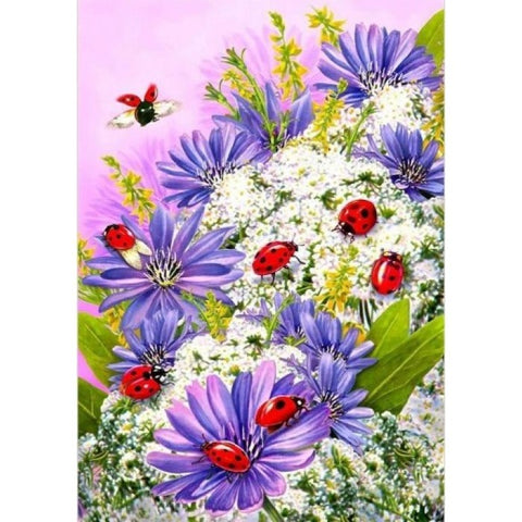 Diamond painting Ladybirds AZ-1247 Size: 40х55