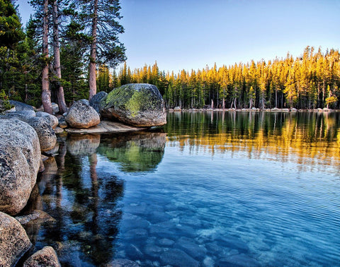 Diamond painting Lake in Carelia AZ - 1497 Size: 70х50 - Hobby.lt 🇬🇧