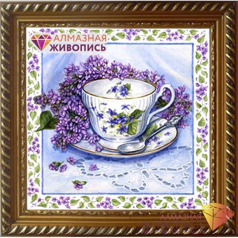 Diamond painting Lilac Still Life AZ-1441 Size: 25х25